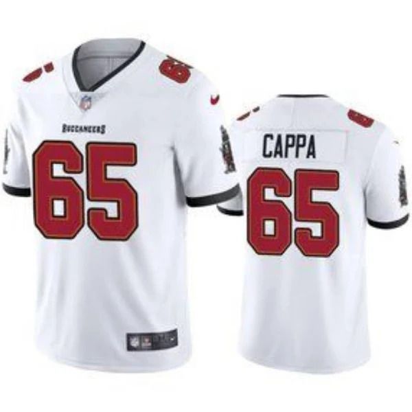 Men Tampa Bay Buccaneers 65 Alex Cappa Nike White Vapor Limited NFL Jersey